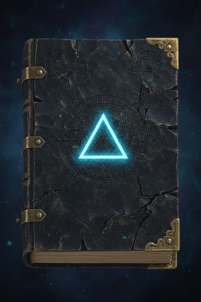 Ancient Blue Tome - Full Cover View